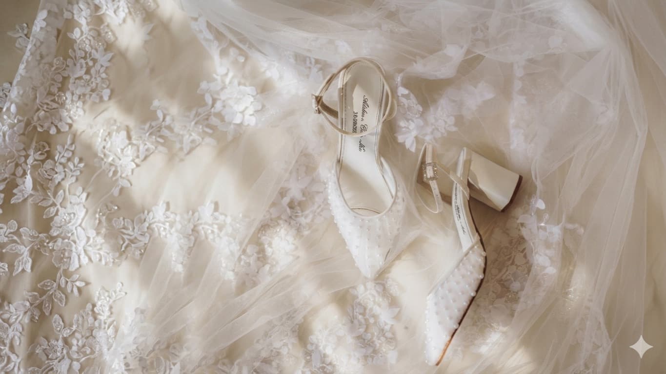 Sapato de noiva artesanal Christina Ramos